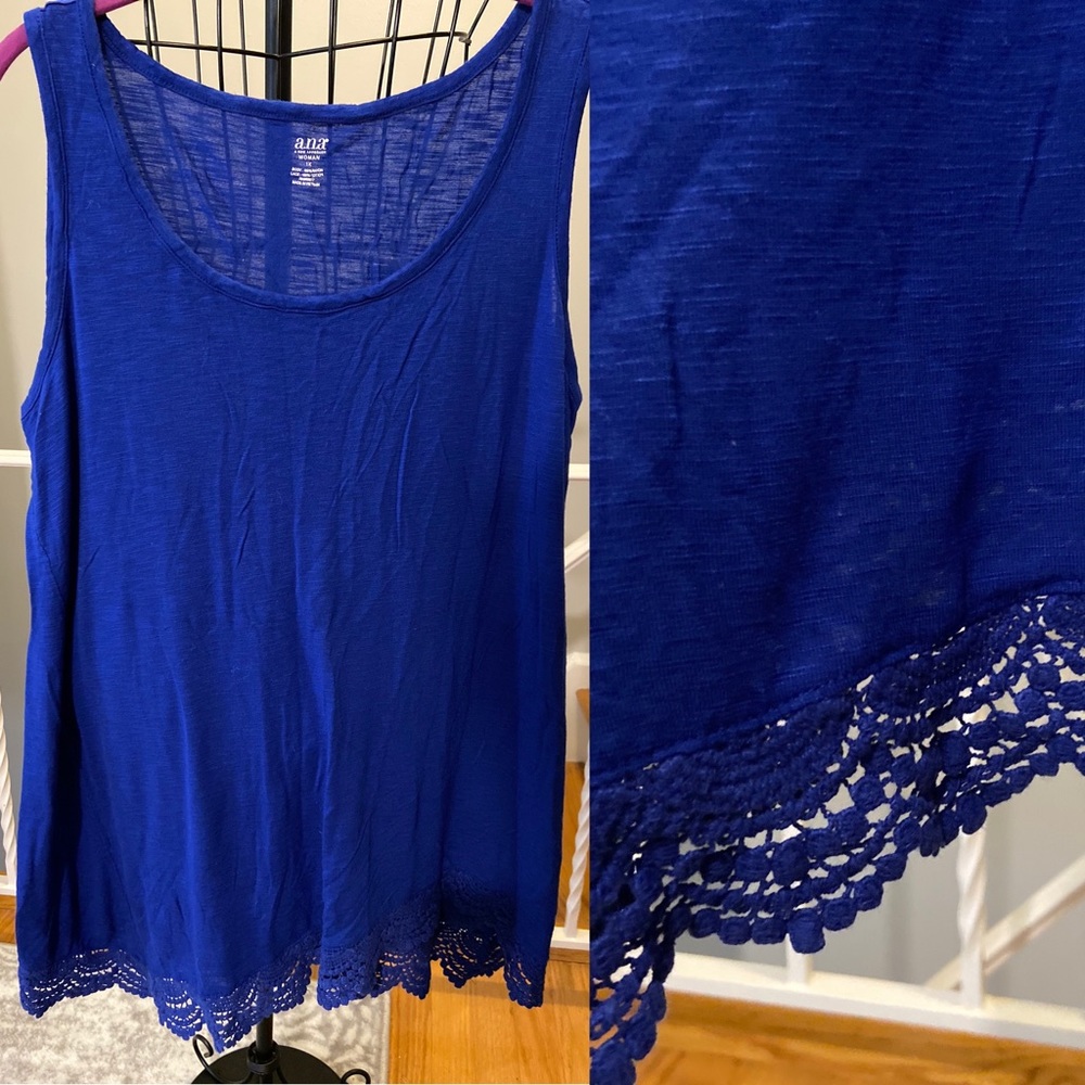 Solid + Lace Tank Top